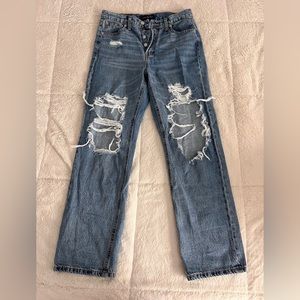 Aeropostale 90s Baggy Ripped Jeans